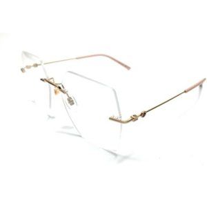 Gucci Women's Gold Square Eyeglasses!